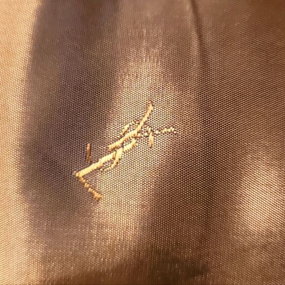 YSL Yves Saint Laurent Double Breasted Peak Lapel Houndstooth Wool Blazer Brown - Picture 6 of 12